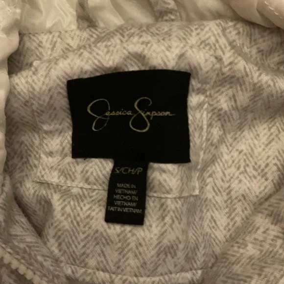 Jessica Simpson Gray Patterned Jacket - Picture 2 of 2